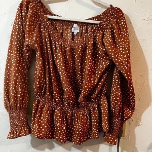 Long sleeve blouse